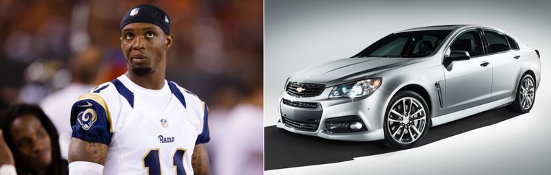 Illustration for article titled What car is that NFL player? NFC West edition